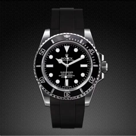 rolex submariner bracelet caoutchouc